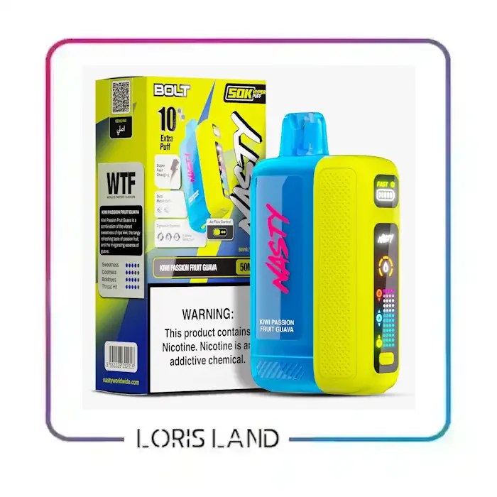 پاد یکبار مصرف کیوی پشن فروت گواوا نستی ۵۰ هزار پاف